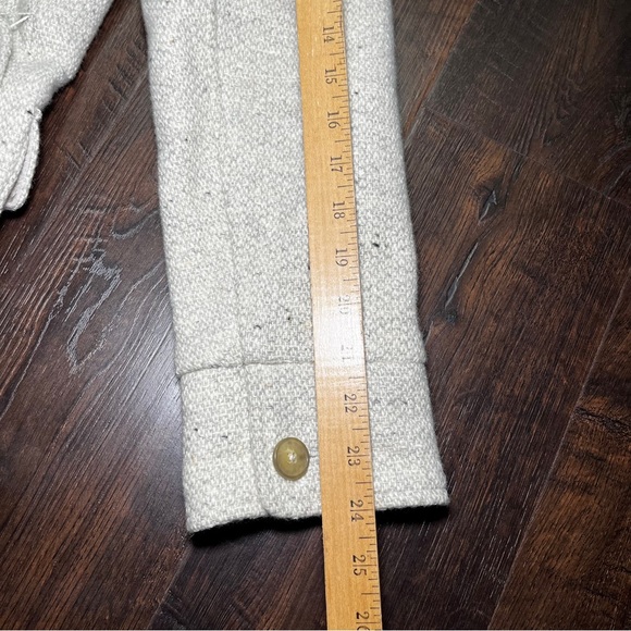 Lauren Ralph Lauren double-breasted coat with a faux-fur collar SZ L - Picture 9 of 9